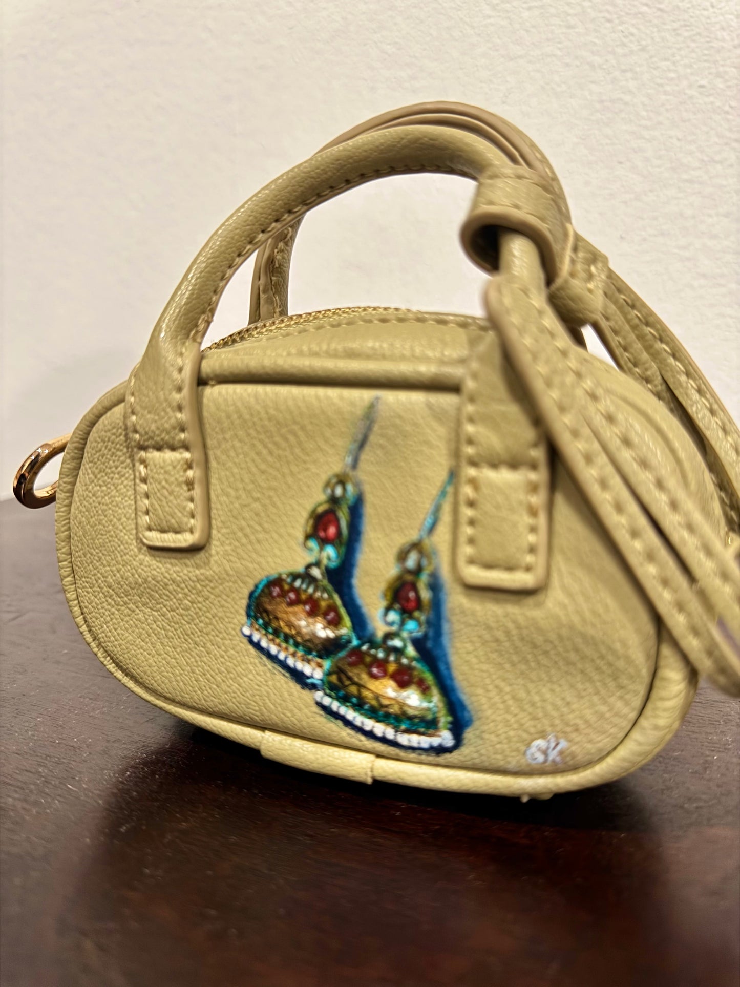 Hand Painted Mini Bag-Bas Ye Wale