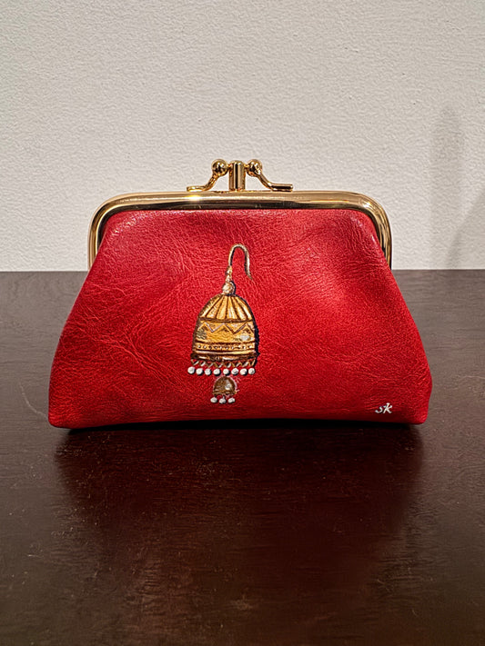 Hand Painted Mini Pouch-Zewar
