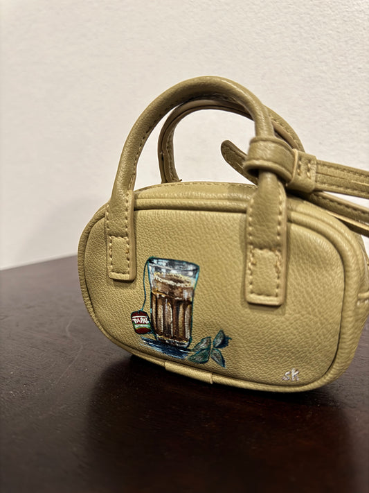 Hand Painted Mini Bag-Bas Eik Cup